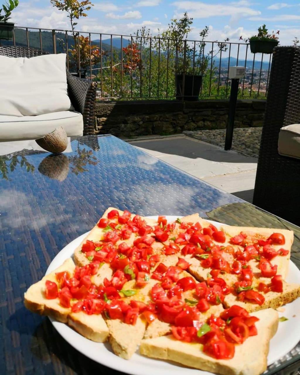 B&B Dimora Delle Donnole Bergamo Alta Exteriör bild